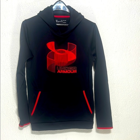 Other - Under Armour Black and Red Hoodie